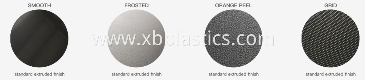 HDPE Finshes